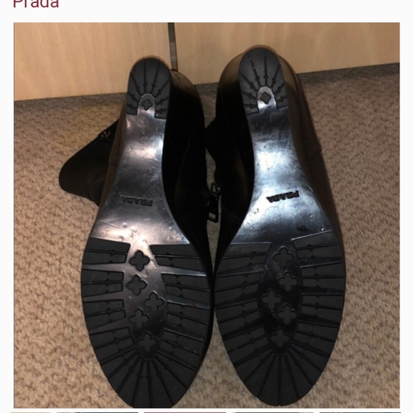 Leather prada booties - Picture 2 of 2